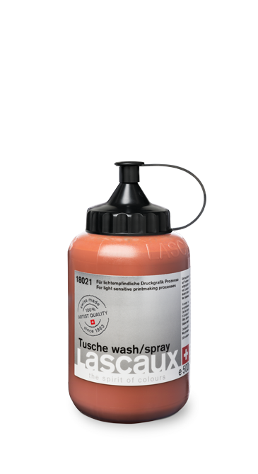 Lascaux Tusche wash spray