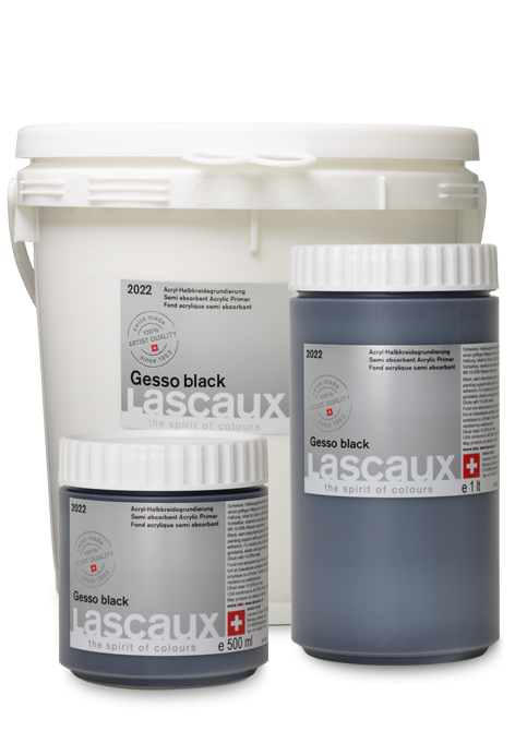 Lascaux Gesso black